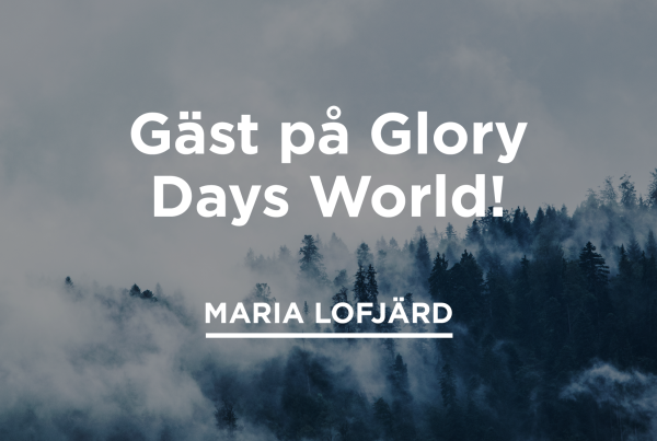 Gästblogg Maria Lofjard